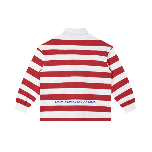 Color Block Stripe Polo Shirt