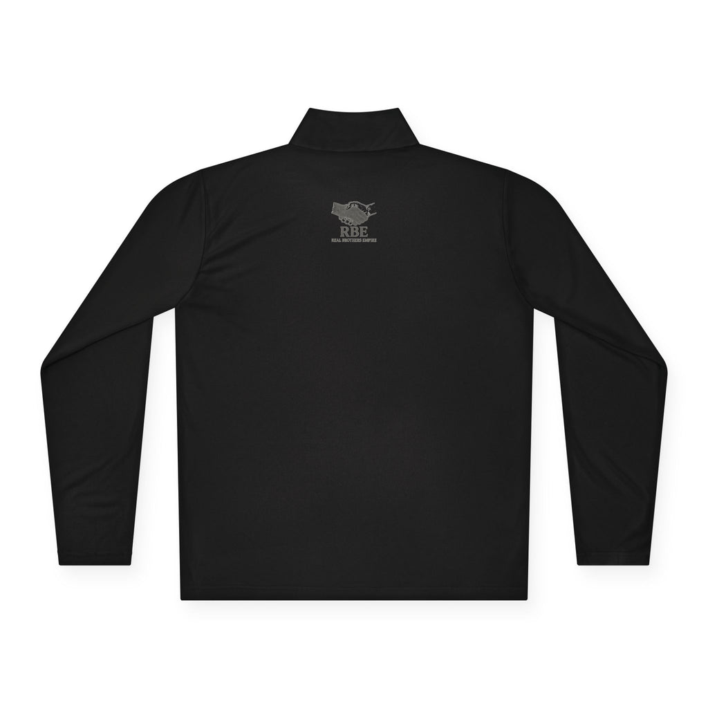 Skull and Anvil Logo Quarter-Zip Pullover | Small Chest & Back Print
