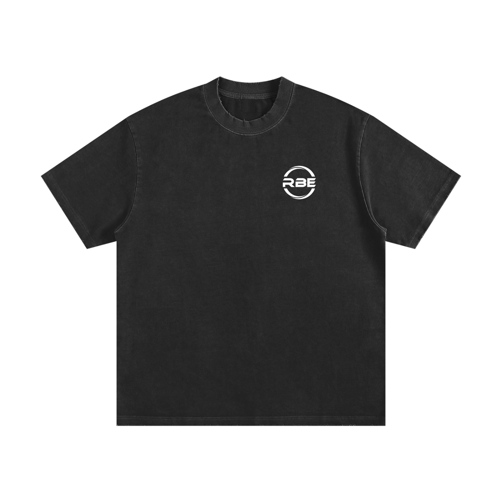 Heavyweight Vintage Washed Frayed T-Shirt