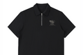 Half-Zip Cotton Polo Shirt