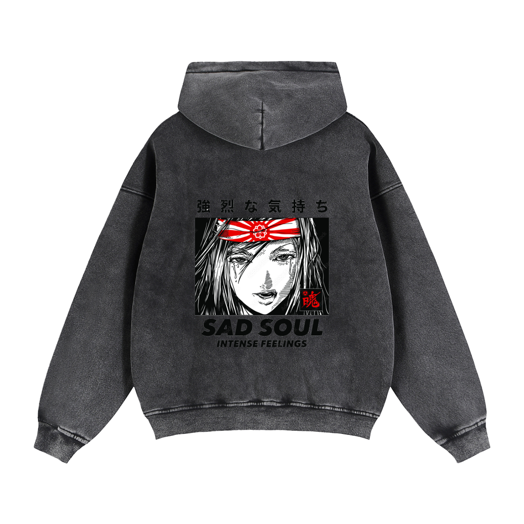 Zip-Through Boxy Fleece Hoodie