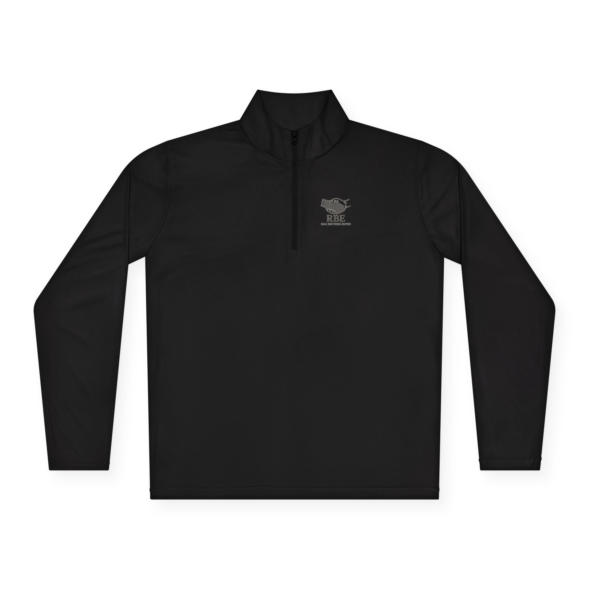 Skull and Anvil Logo Quarter-Zip Pullover | Small Chest & Back Print