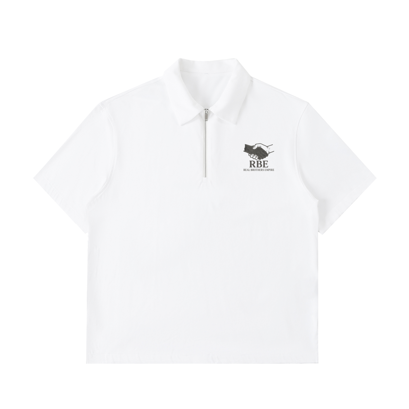 Half-Zip Cotton Polo Shirt