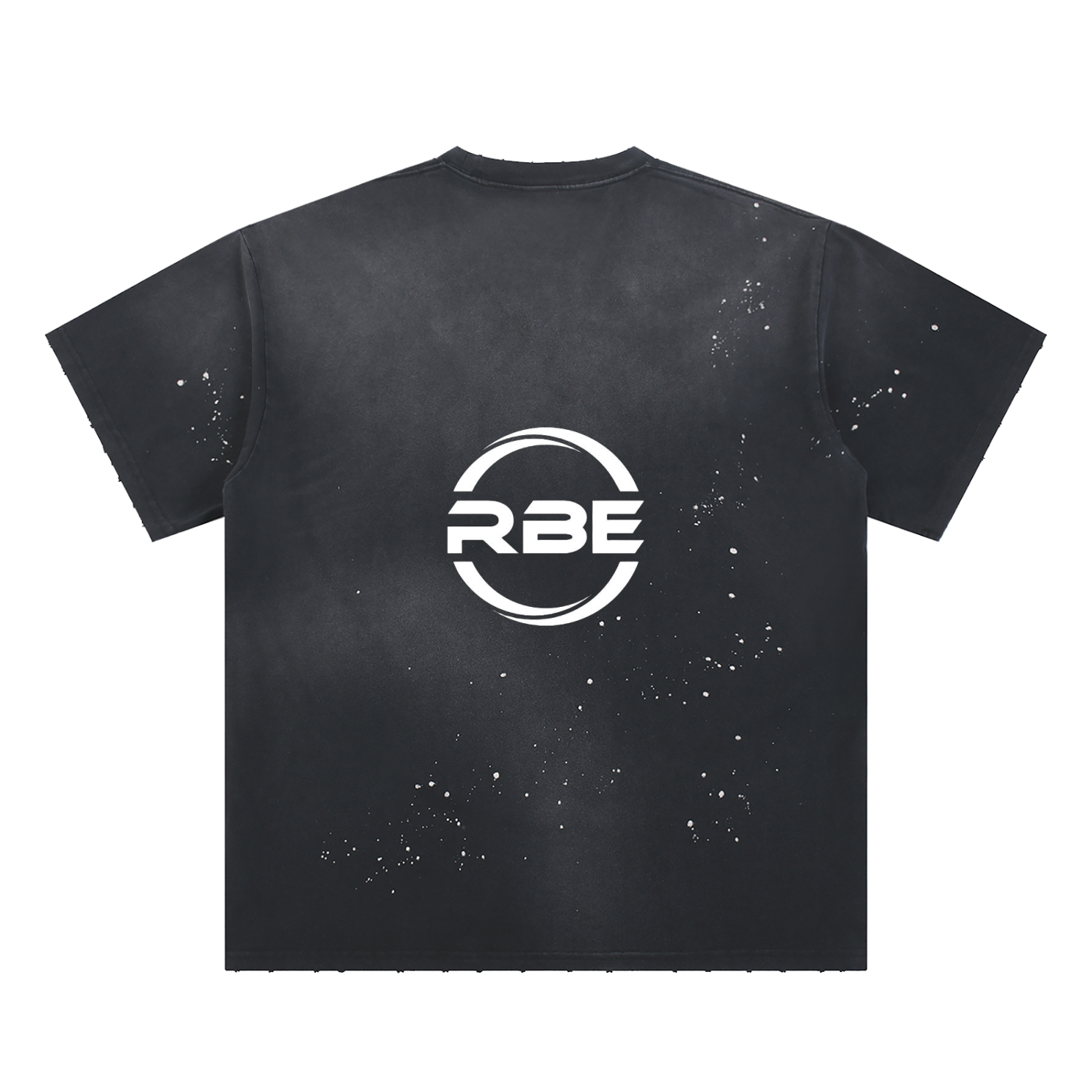 Hand-Frayed Sunfade Paint Splatter T-Shirt