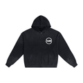 Hand-Frayed Sunfade Zip Hoodie
