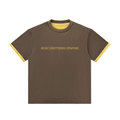 Contrast Cuff Cuffed T-Shirt