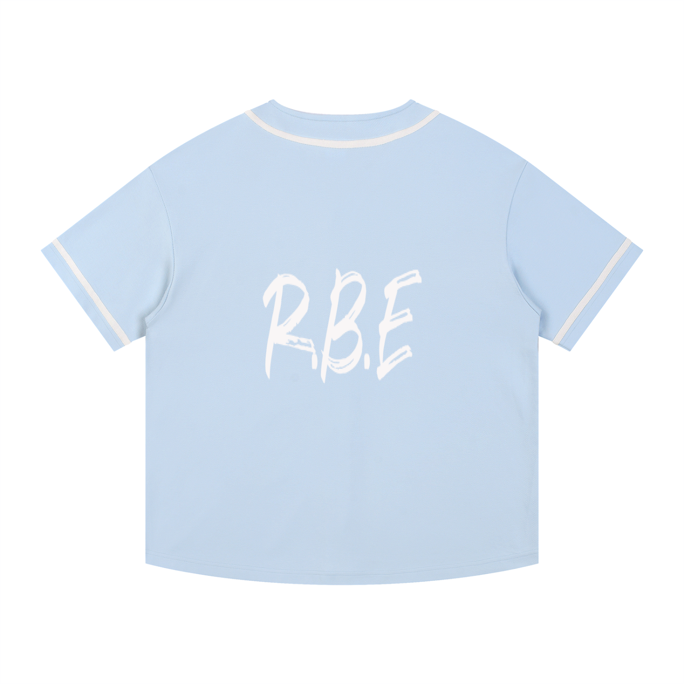 Contrast Piped Button-Up Jersey