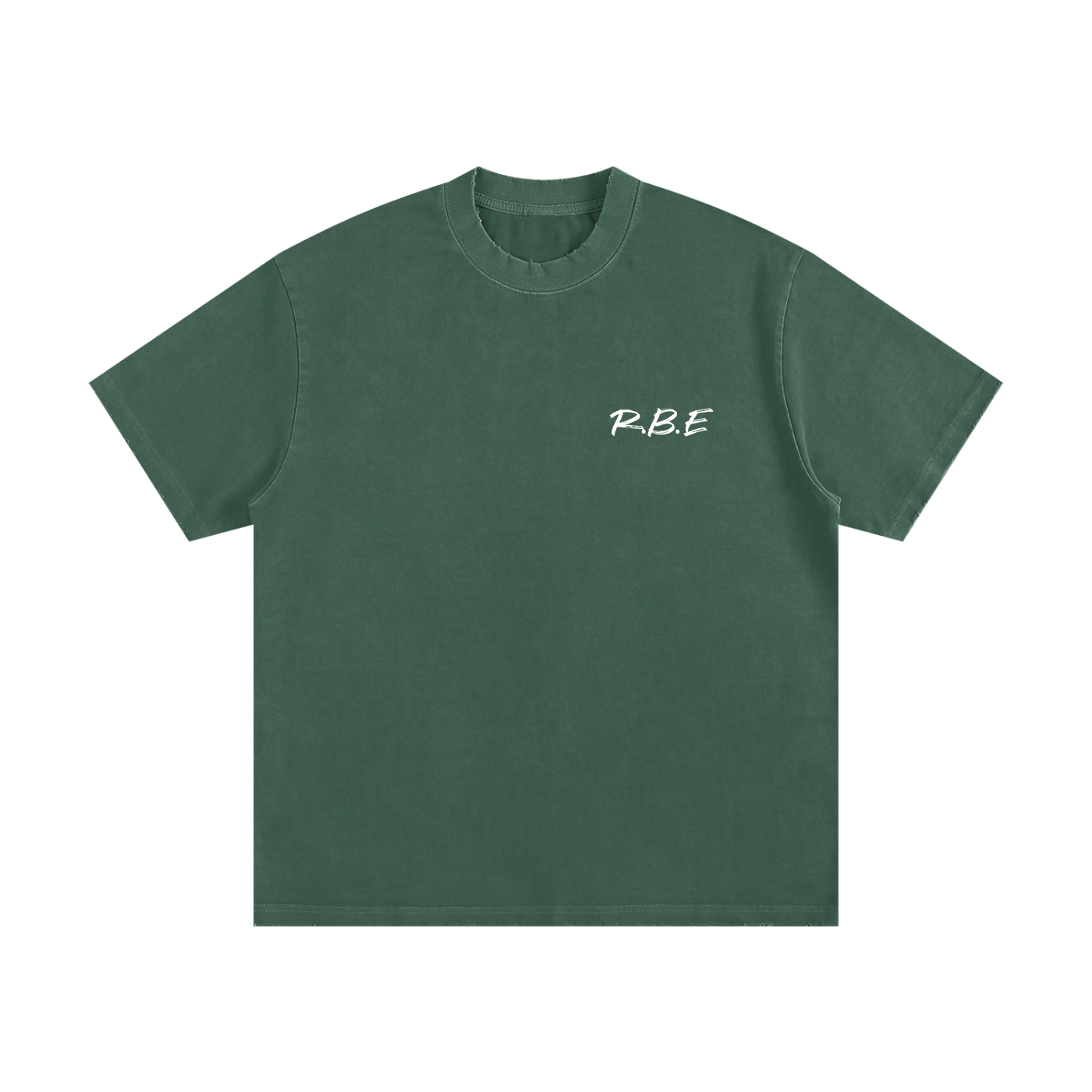 Heavyweight Vintage Washed Frayed T-Shirt